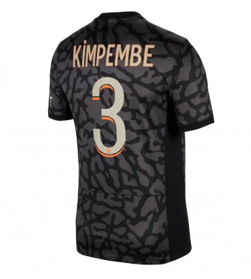 Lacne Muži Futbalové dres Paris Saint-Germain Presnel Kimpembe #3 2023-24 Krátky Rukáv - Tretina